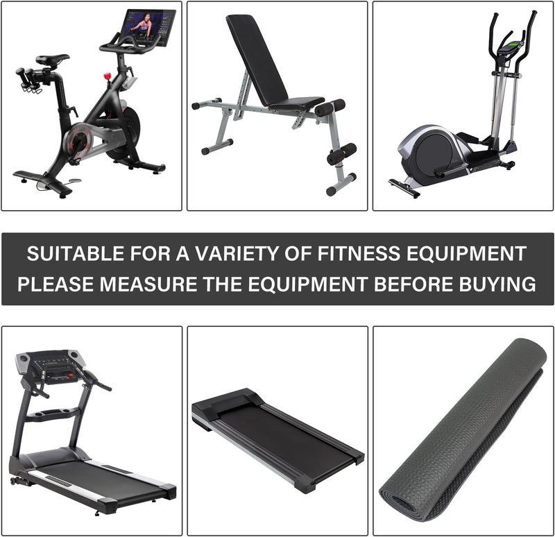 TONINT Bike Mat,Treadmill Mat,Compatible for Elliptical,Exercise Bikes, Stationary Cycles,Spin Bike,Under Exercise Bike Trainer Pad for Indoor Stationary Gym Fitness Equipment Hardwood Floor Protector - Image 3